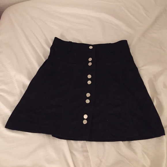 Zara button up skirt