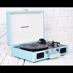 Baby Blue Crosley Briefcase Record Player