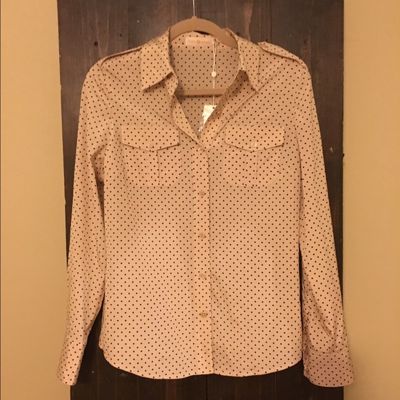 Tory Burch polka dot blouse - Picture 2 of 3