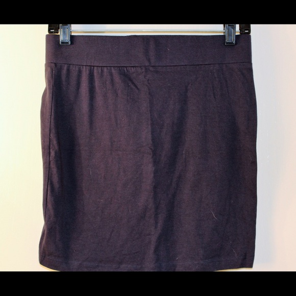 Navy Blue Mini Skirt