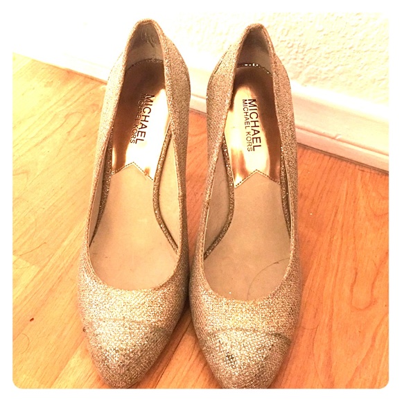 Michael Kors Gold/Silver Heels