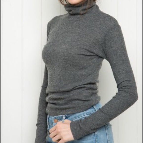 Dark grey Brandy Melville Kash turtleneck