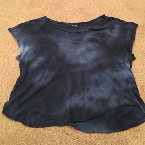 Brandy Melville Blue Tie Dyed T shirt