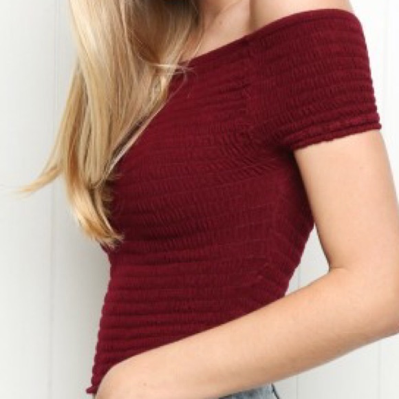 Brandy Melville maroon Charlene