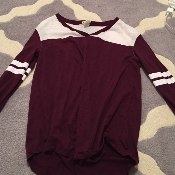 PINK! Maroon long sleeve