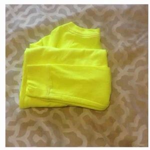 Neon crew neck sweater