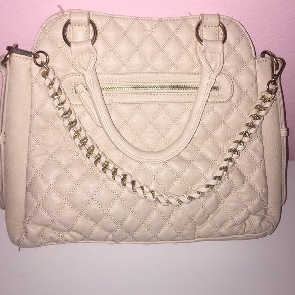 Beige handbag
