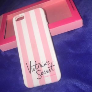 VS Pink Striped Case for iPhone 5/5s