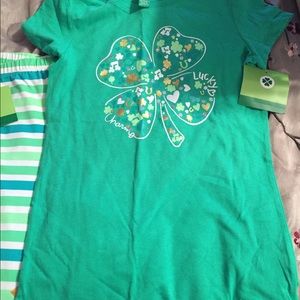 Brand new .... GIRLS St. Patrick's Day outfit