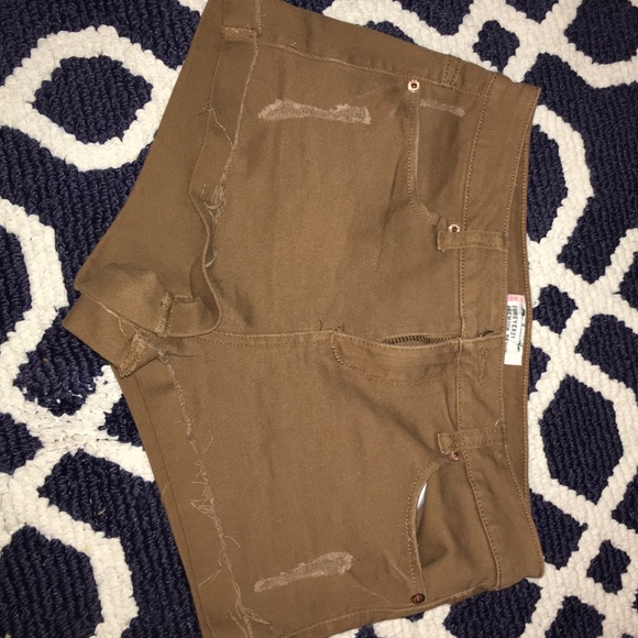 Forever 21 brown denim shorts