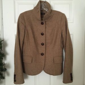 J Crew Bella Jacket Blazer 100% Wool
