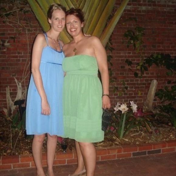 Moving sale! David's bridal strapless dress