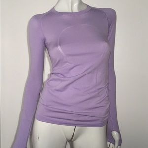 LULULEMON swiftly tech thumb holes size 4