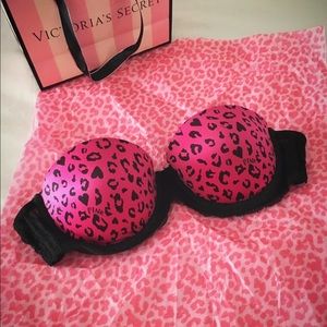 VS PINK Strapless Pushup Bra 34B