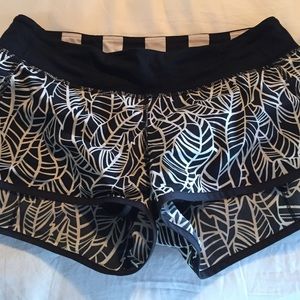 LULULEMON multicolor runs speed shorts size 8