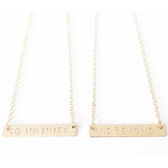 Hand Stamped • Classic Bar Necklace - Picture 5 of 10