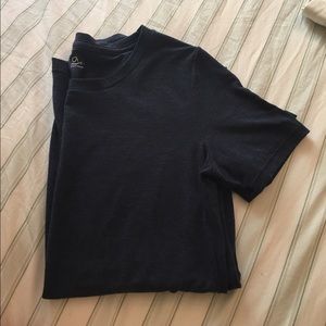 2 Gap Fit tshirts, navy and light blue
