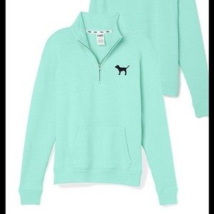 PINK Cotton Half Zip 🐩