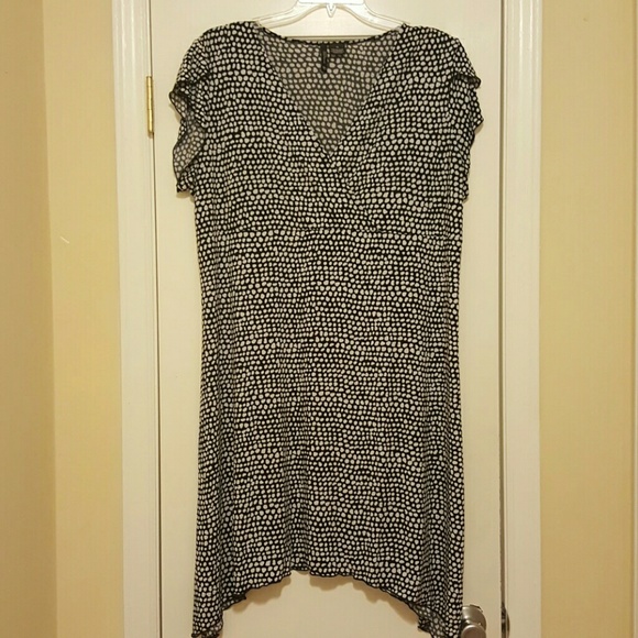 New Direction Woman Black/White Dress Size 1X