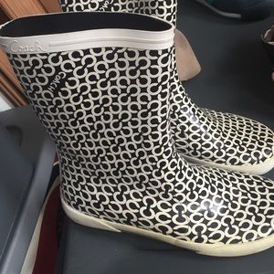 Cute Coach Rainboots