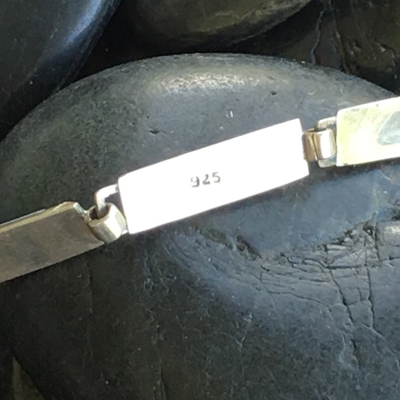 Mica Vintage Denim Lapis Sterling 925 bracelet - Picture 2 of 3