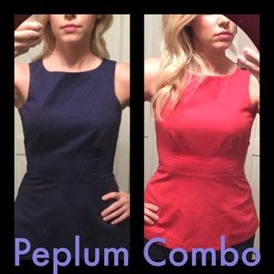 Banana Republic peplum tops - Combo special