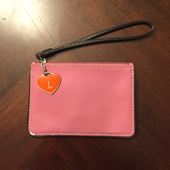 Monogram L wristlet