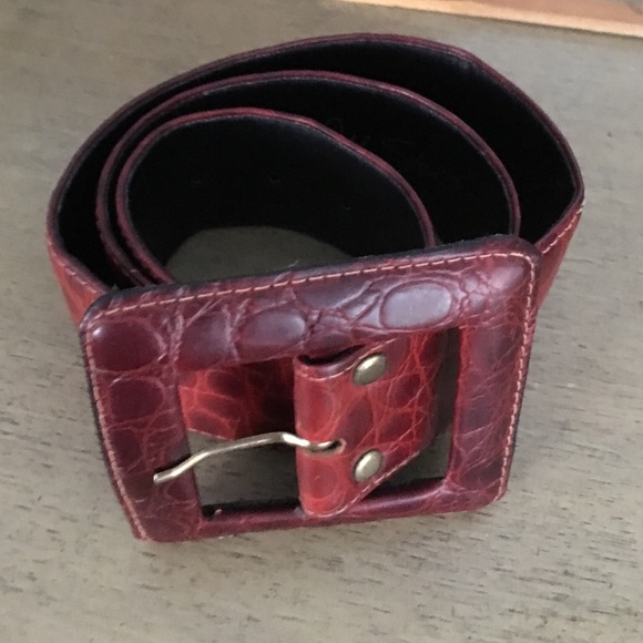 Jill Stewart leather belt,1980's.