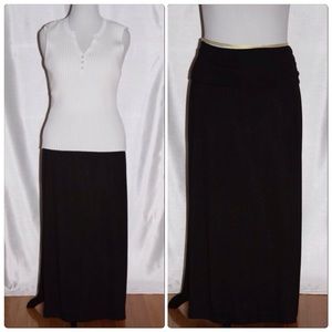 Carole Little Foldover Maxi Skirt