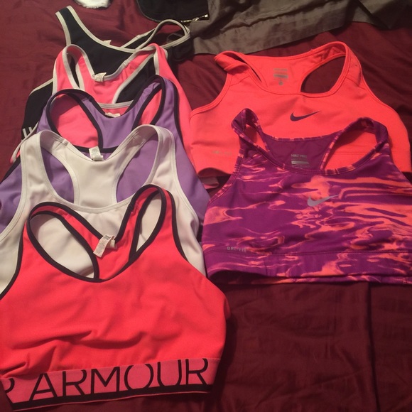 Under armour and Nike pro sport bra lot