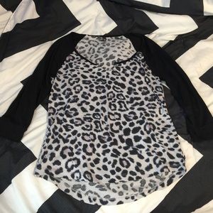 Victoria secret cheetah print shirt