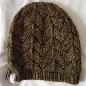 FINAL DAY! Olive Green SmartWool Knit Beanie