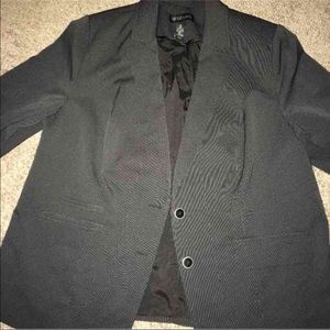 Lane Bryant pin stripe black blazer