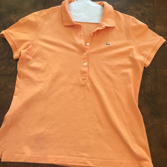 Light Orange Lacoste shirt