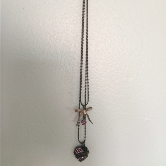2 chain betsy johnson necklace