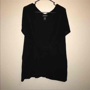Lane Bryant black plus size 26/28 top