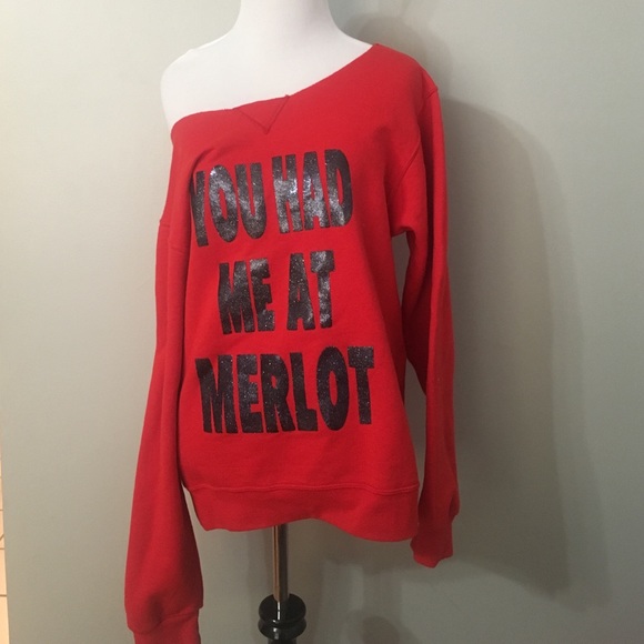 You had me at merlot - sweater