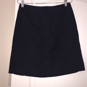 Tory Burch navy skirt Sz 8 - details hard to see!