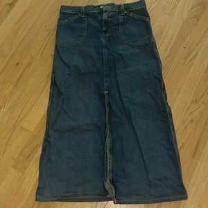 Polo Ralph Lauren long jeans skirt.