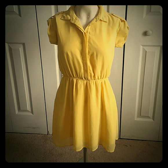 Yellow dress from Charolette Russe