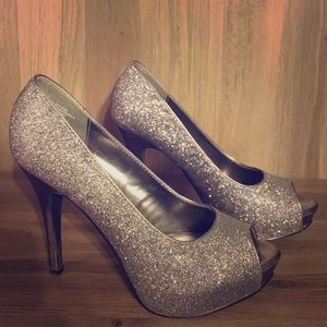 sparkly heels