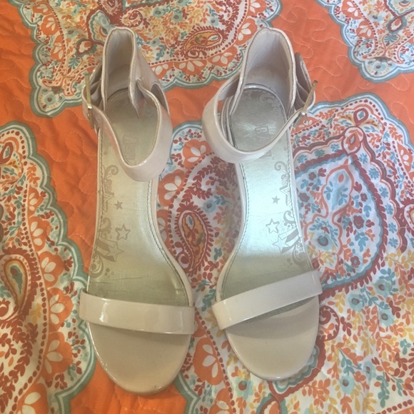 Nude Charlotte Russe Ankle Strap Heels