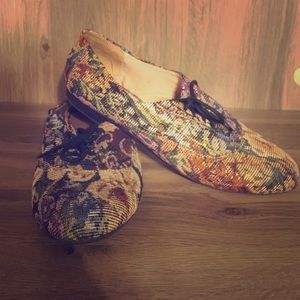 madden girl vintage pattern shoes