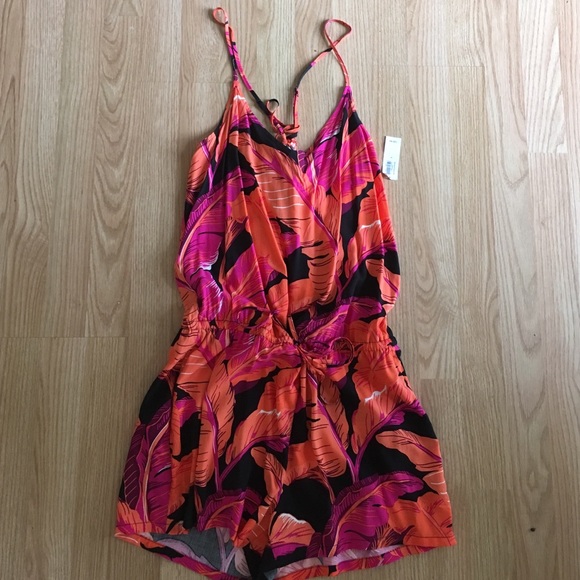 Old Navy tropical print romper- NEW with tags!