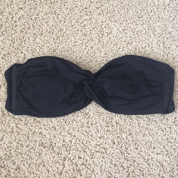 Black Bandeau Bikini Top