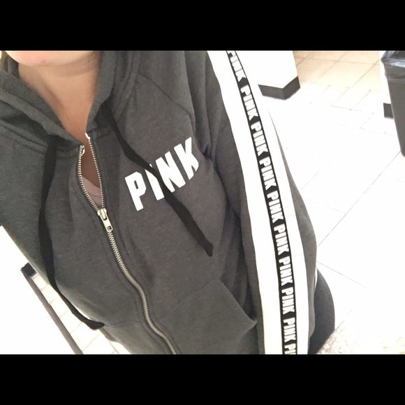 Vs pink zip up