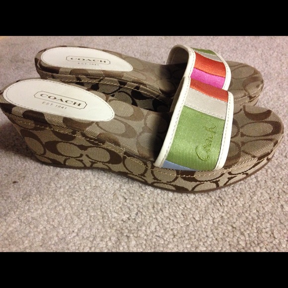 Coach wedges-