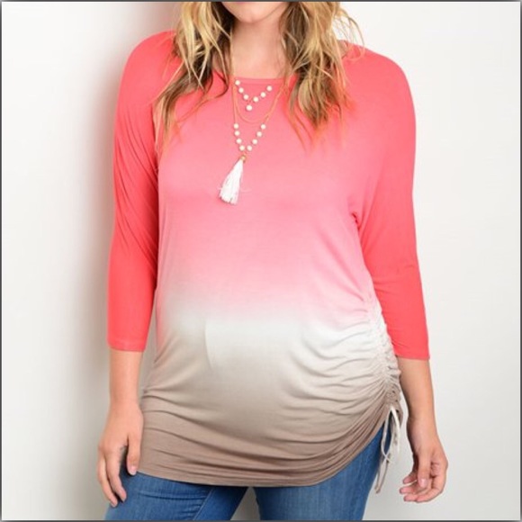 Plus Size Ombré Tunic