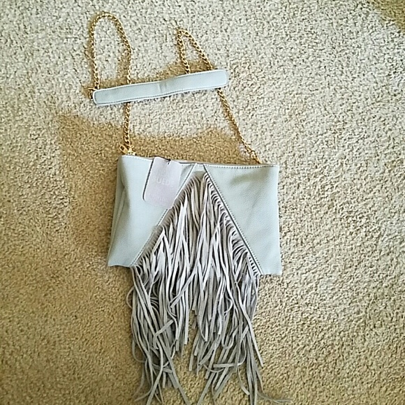 Suede Street Level crossbody purse