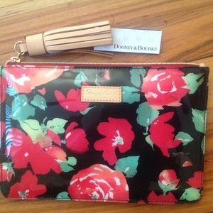 ROSE GARDEN TASSEL COSMETIC POUCH
